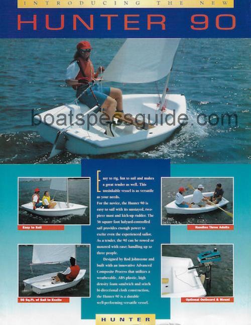 Hunter 90 specs and reviews